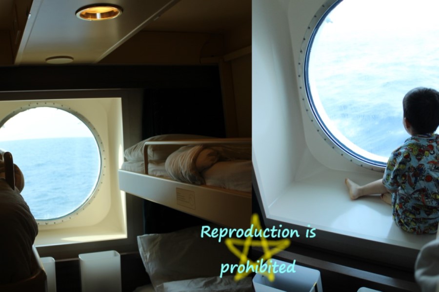 MSCスプレンディダ部屋の窓